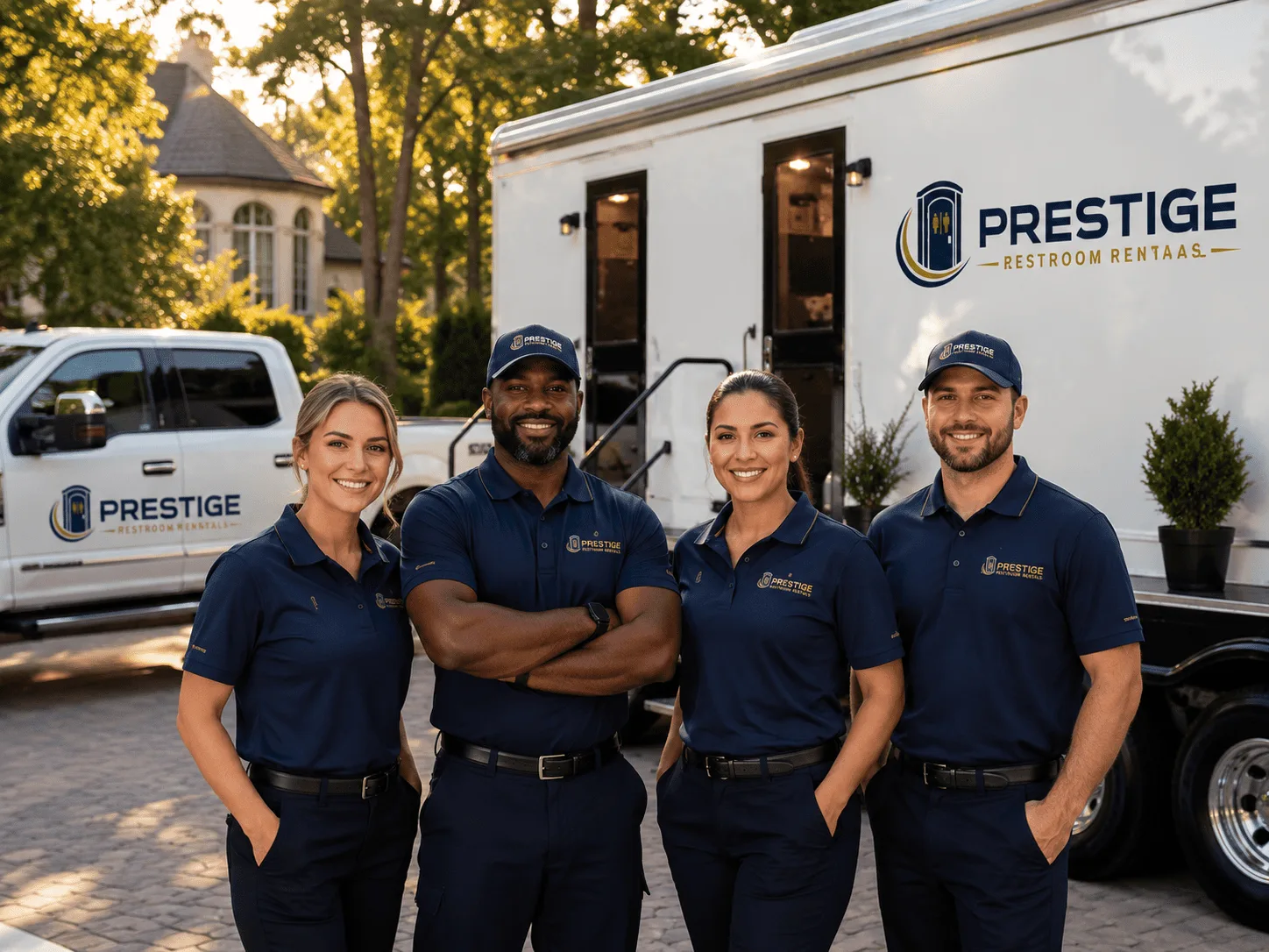 Trusted Luxury Portable Restrooms company in Bernice, LA